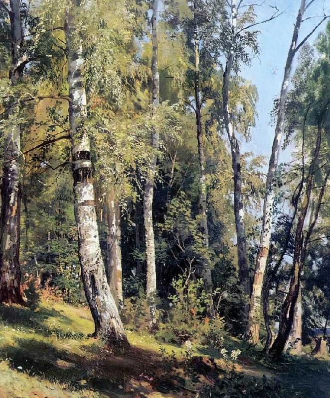 Ivan Shishkin Birch Grove Germany oil painting art